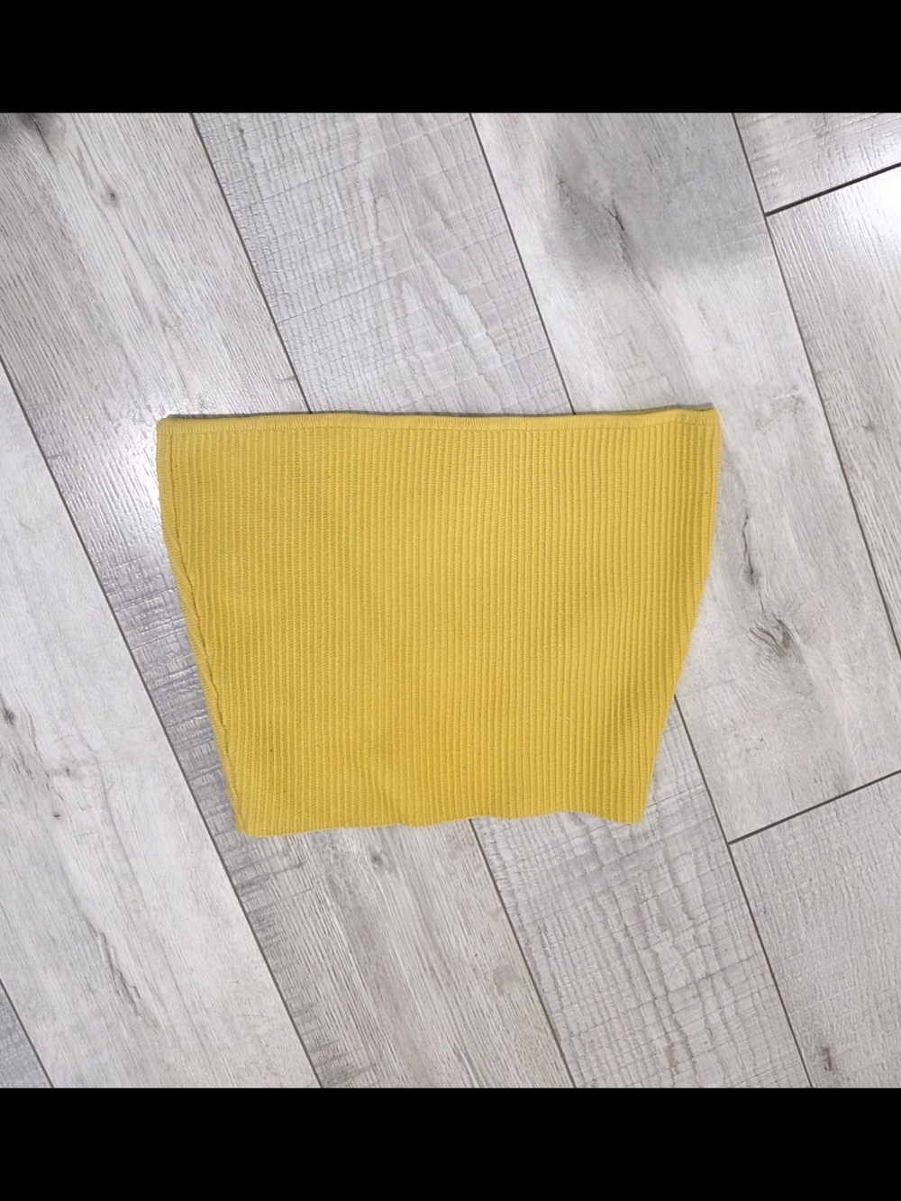 Babaton Yellow Tube Top Sz XS